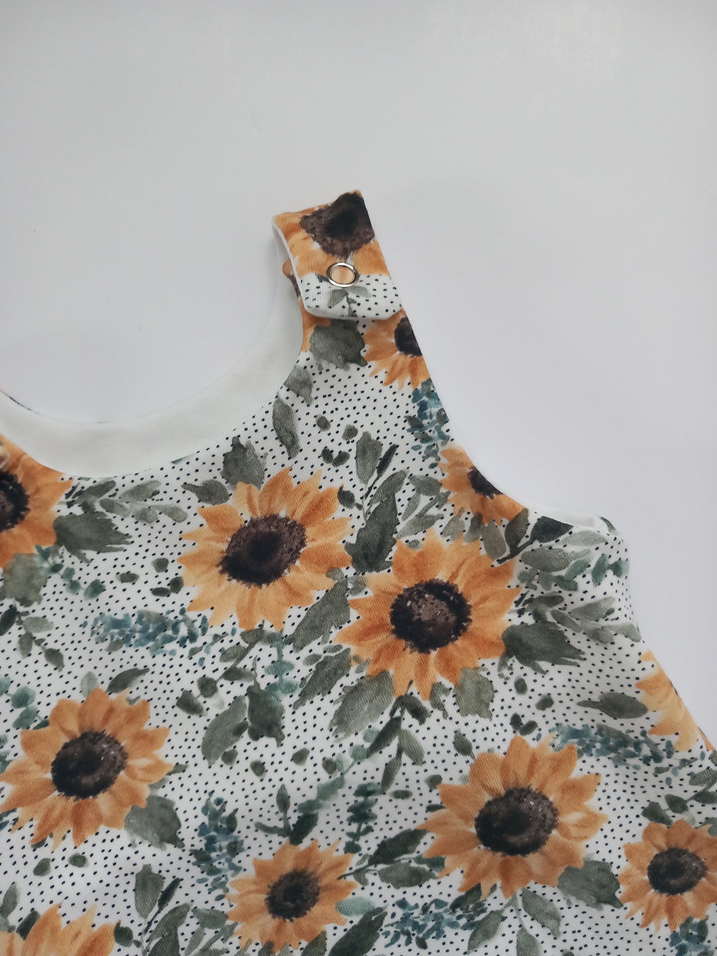 Sunflower Dungaree Romper