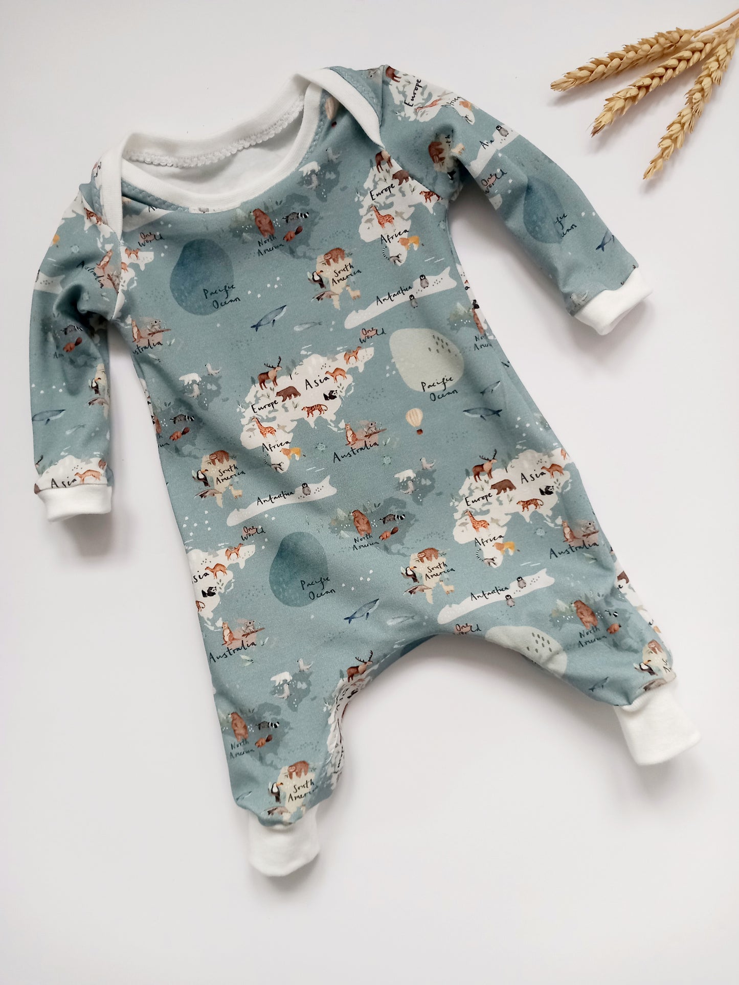 Footless sleep suit (One World)