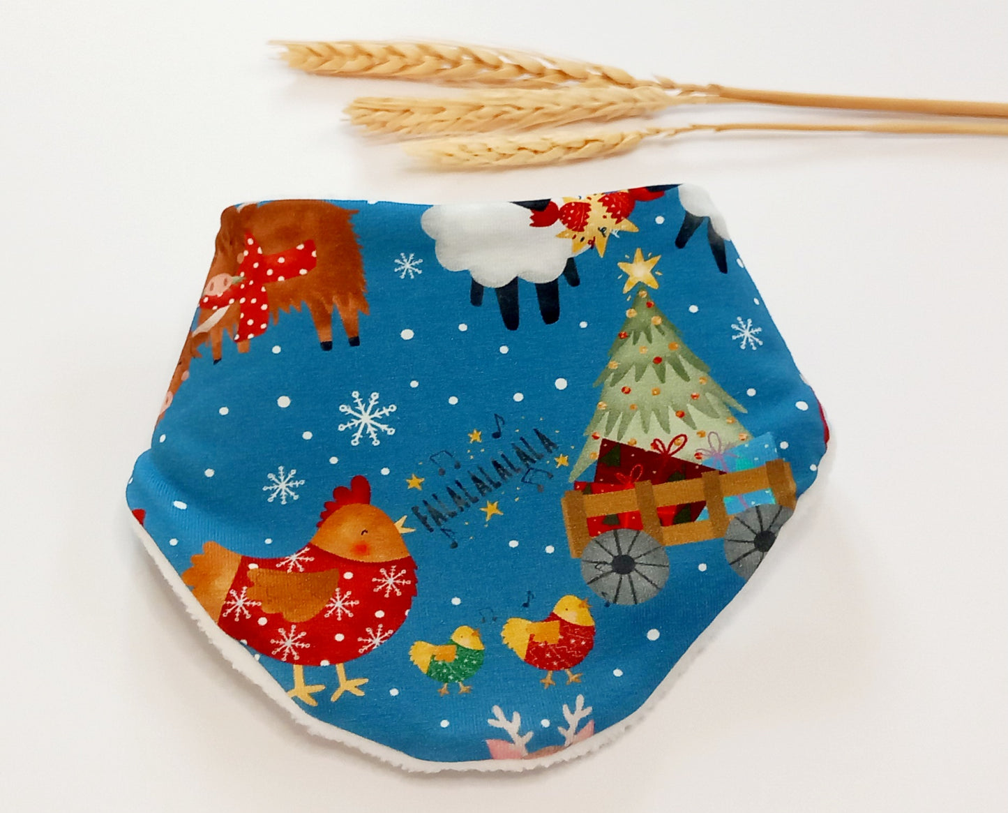 Dribble Bib (Christmas farm)