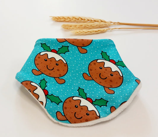 Dribble Bib (Christmas Puds)