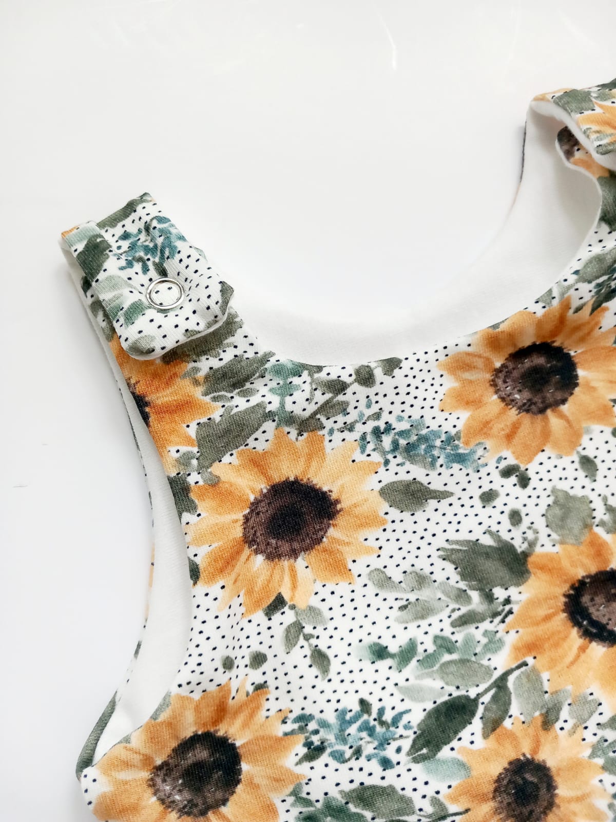 Pinafore dress (Sunflowers)