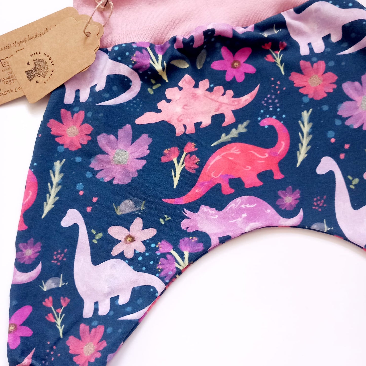 Harem leggings (Pink Dinos)