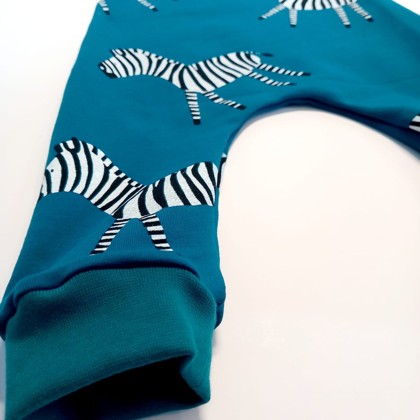 Zebra dungaree romper