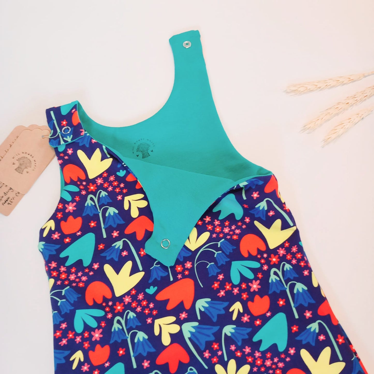 Bluebell dungaree romper