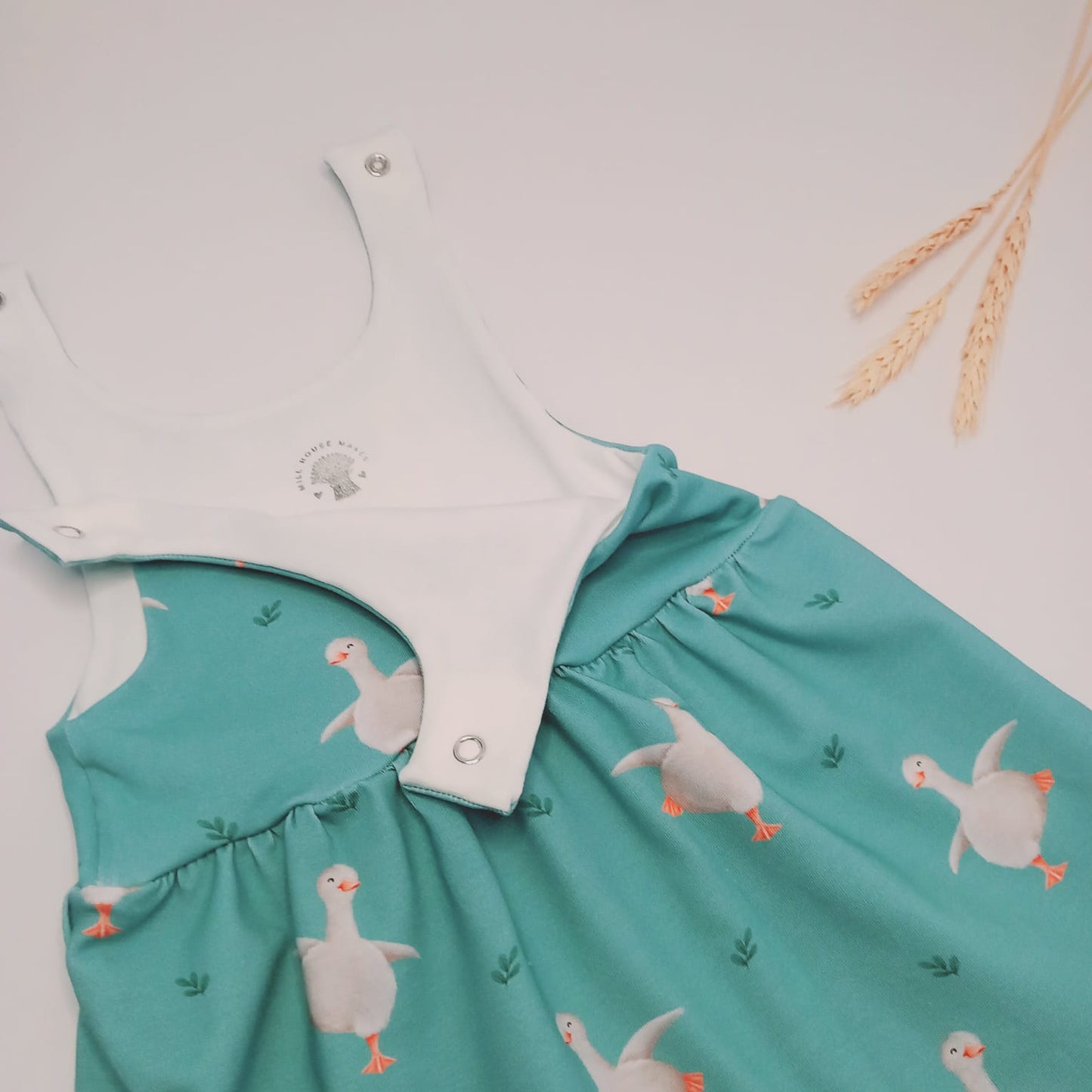 Pinafore dress (Minty Goose)